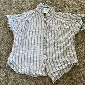 Clean, button up with cuffed sleeves